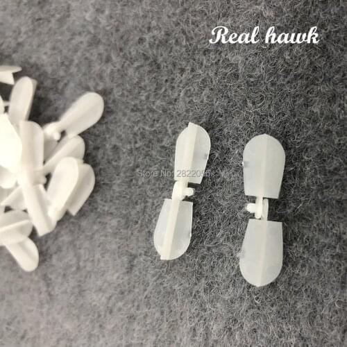 50pcs Miniature multi-purpose hinge seat Micro Hinges L27xW7xH3mm for RC Model aircraft fixed wing model parts