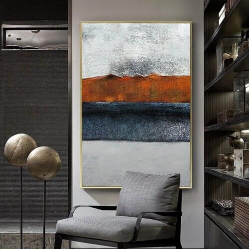 Abstract Black Whitepainting handmade wall Art Cuadros painting Home Decor Wall pictures For living room bedroom Canvas Painting