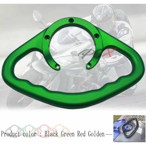 Motorcycle Accessories CNC Passenger Handgrips Hand Grip Tank Grab Bar Handles Armrest Black For KAWASAKI Z800 Z1000 ER-6N ER-6F