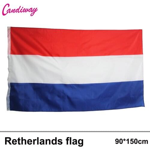 3'x5' Large Netherlands Flag Polyester Dutch National Banner Indoor Outdoor Activity/parade/Festival/Home Decoration New fashion