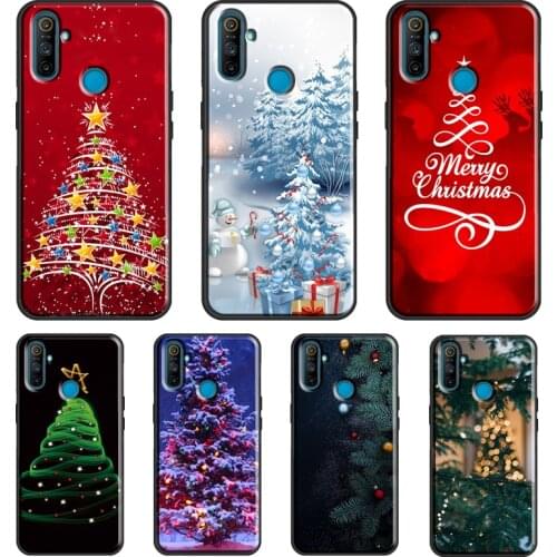 Merry Christmas Tree For OnePlus 9 Pro 8 Pro Nord 8T 9R Case For OPPO Realme 8 Pro Q3 6 7 Pro C15 C3 GT Cover
