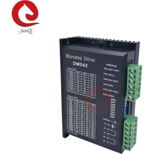 DM542 Stepper Motor Controller 2-phase Digital Stepper Motor Driver 18-48 VDC Max. 4.2A for 57 86 Series Motor