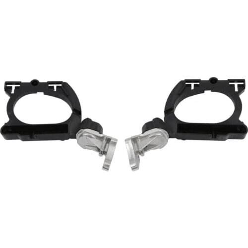 One Pair Black Mirror Base Mount Bracket For 2001-2013 Honda Glodwing GL1800 New