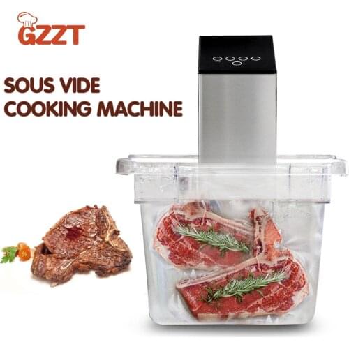 GZZT Sous Vide Cooker Machine Cooking Machine Commercial Immersion Circulator Slow Cooker LCD Display Stainless Steel Hot Sales