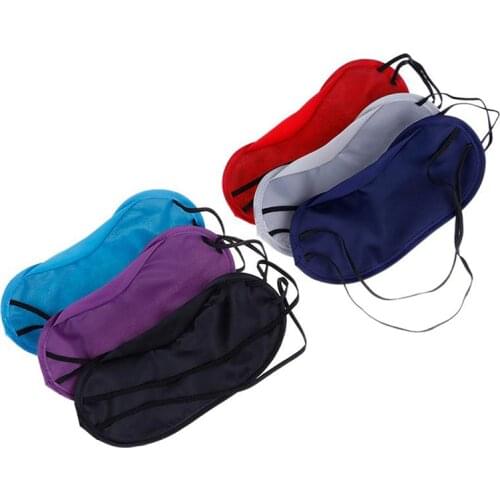 1pc Cute Eye Aid Travel Rest Eye Cover Sleeping Mask Aviation Sleep Mask Unisex Portable Elastic Bandage New