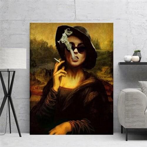 Wall Art Home Women Who Smoke Tableau Decor Hd Prints Funny Modular Picture Posters Canvas Painting For Bedroom Artwork Frame