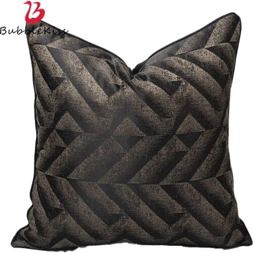 Bubble Kiss Cushions Cover For Home Bedding Black Gray Living Room Sofa Throw Pillow Covers Soft Removable Square Pillows Case