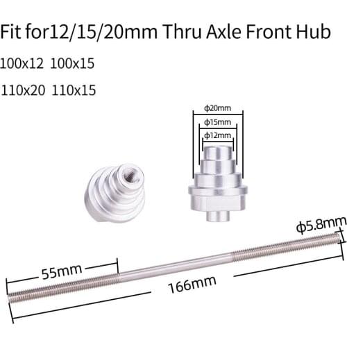 Bike Wheel Truing Stand Adapter Tool For Hub 12/15/20mm Axles Bicycle Accessories