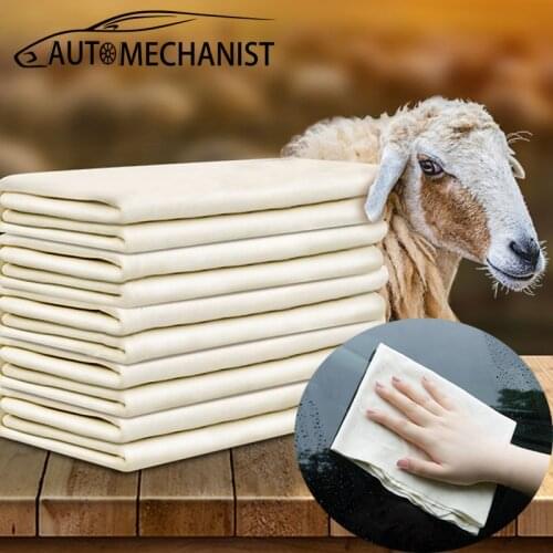 Sheepskin Car Wash Towel Super Cleaning Towel For Car Wash Plush Towels Super Absorbent Never Scratch Auto Clean Accessories