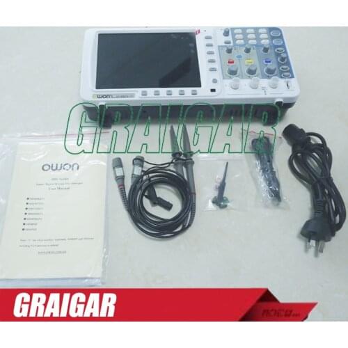 SDS9302 OWON Portable digital oscilloscope 300MHz bandwidth, 3.2GS/s sample rate, 2+1channels, 8" color LCD disply