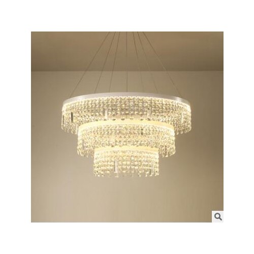 Post-modern chandelier crystal lamp art round lamps dining hall lights living room Lamp Hotel balcony lighting