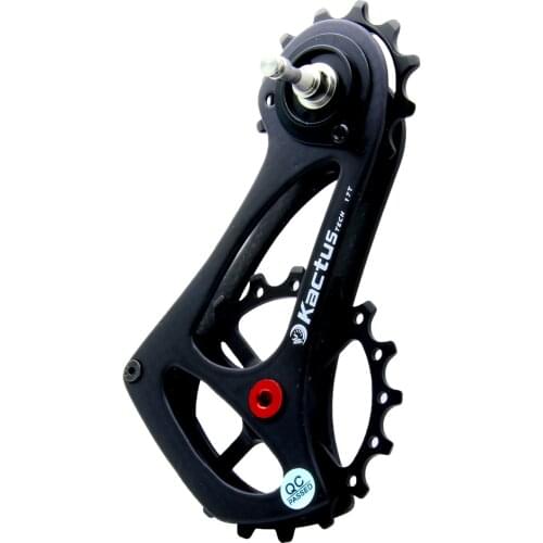OSPW System For SHIMANO RD-R9100/R9150/R8000/R8050 SRAM RIVAL FORCE ETAP X1 XX1 Red Black Oversized Pulley Wheel Ceramic Bearing