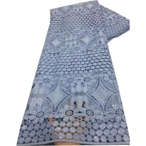 SJ Lace African Guipure Cord Lace Fabric 2021 High Quality Lace Nigerian Water Soluble Lace Fabrics Embroidery For Party x3-76