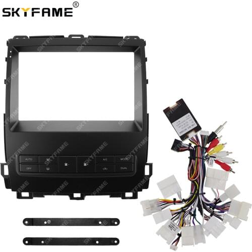 Car Radio Fascia Frame Cable Canbus For LEXUS GX470 2002-2009 Stereo Android Dashboard Kit Face Plate Frame fascia