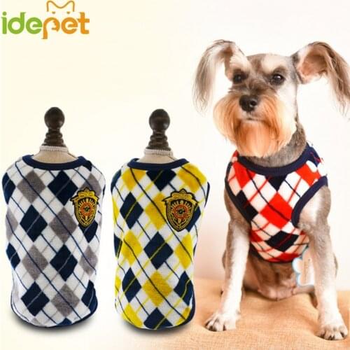 Warm Pet Dog Clothes for Small Dogs Flannel Printed Dog Coat Winter Clothing for Large Dogs Jacket Chihuahua Clothes Hoodies