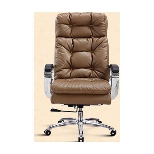 The boss has a real leather chair. Can lie in computer chair. Household large class chair. Latex sofa chair..037