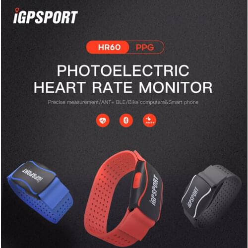 IGPSPORT HR60 Smart Arm With Fitness Bracelet Health Tracker Heart Rate Monitor Supports Bicycle Computers & Mobile APP