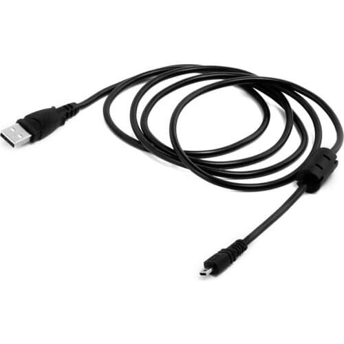 USB Cable with Magnet Ring Portable Camera Accessories 1.5M 8 Pin for Nikon Coolpix L19 L20 L100 S620 UC-E6 E4 Hot Drop Shipping