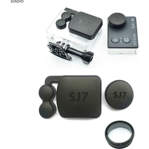Waterproof Case Lens Cap Protective Cover Anti Scratch Lens UV Filter Set For SJCAM SJ7 Star Action Sports camera Accessories