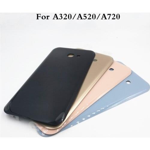 Good quality Back Glass For Samsung Galaxy A3/A5/A7 2017 A320 A520 A720 Back Battery Glass Cover Rear Door Housing Case