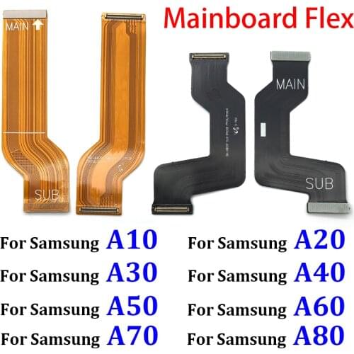 10Pcs/Lot Main Connect Mainboard Flex Cable Ribbon Ribbon For Samsung A10 A20 A30 A40 A50 A60 A70 A80 A90 A21s Replacement Parts