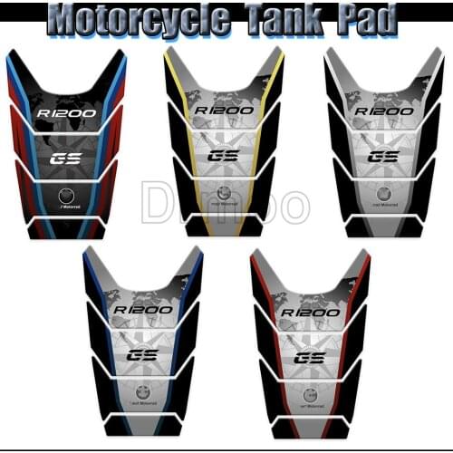 3D Resin Gel Motorcycle Accessories Tank Pad Sticker Protector Decal Emblem Case For BMW R1200GS 2008-2012