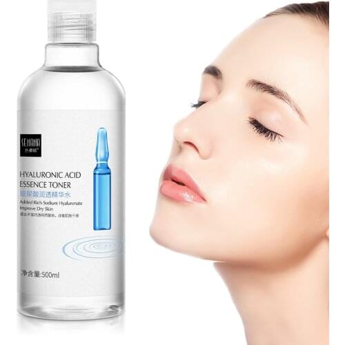 500ml Facial Serum Hyaluronic Acid Anti Aging Essence Niacinamide Brightening Shrink Pores Rejuvenating Hydrating Face Skin Care