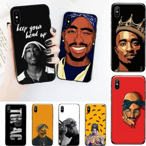 Rapper 2pac Tupac Phone Case for iPhone 11 12 mini pro XS MAX 8 7 6 6S Plus X 5S SE 2020 XR