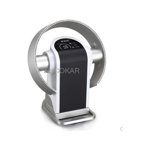 37W 220V Electric Fan Mini Bladeless Air Conditioner Wall-Mounted Tabletop Cooling Remote Control Home Office 9 speed Adjustable