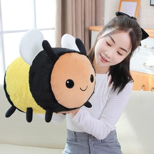 20/30/40cm Plush Toy Cartoon Flying BEE & Ladybug Family Stuffed Insect Animal Pillow Cushion Toy Shark Plush Toy