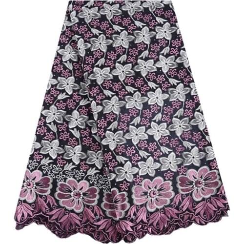 Top Sale Swiss Cotton Lace Fabric High Quality Swiss Voile Lace In Switzerland Latest African Dry Lace Fabric For Dress A1615
