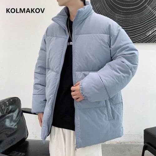 KOLMAKOV 2021 new arrvial Mens Parkas Mens hooded Overcoat Winter Jacket thicked warm coat Men Large Size M-5XL Parka Coats