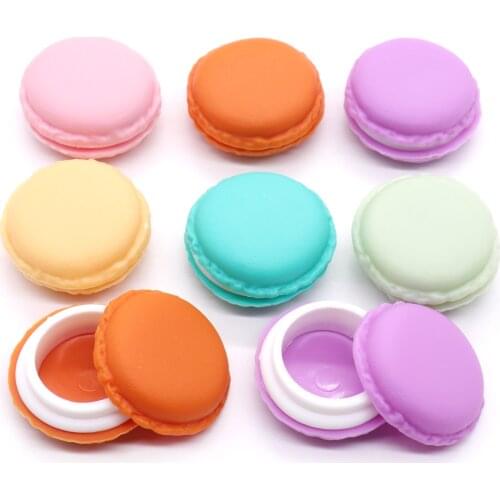 6PCS/set Makeup Organizer Mini Macaron Travel Bag Storage Coin Box Lovely Candy Color Case Carrying Pouch jewerly boxes Plastic