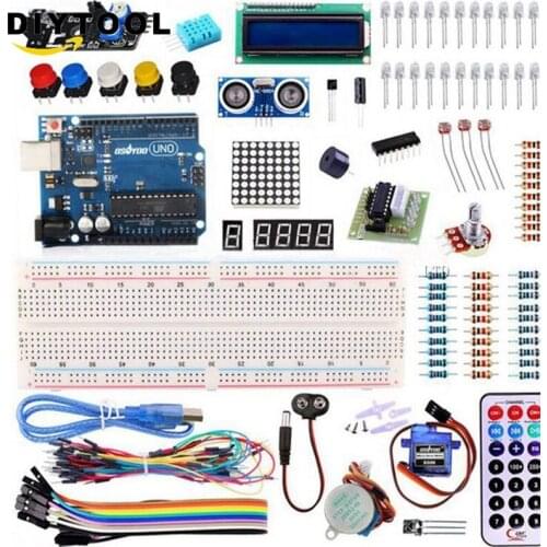 UNO R3 Starter Kit Sensor Module E-Learning Maker Graphical Programming Development Board