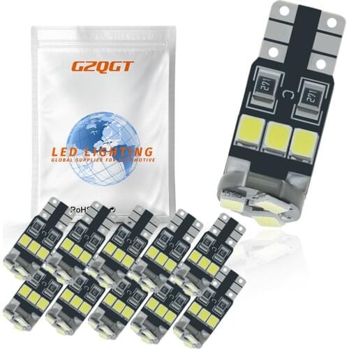 100PCS X T10 W5W led canbus T10 194 168 2835 LED t10 9SMD Canbus 12V Car Auto LED Bulbs Indicator Light Parking Lamp