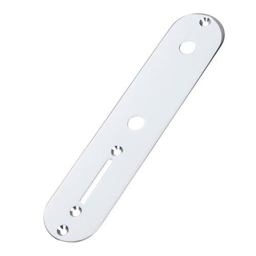White Guitar Parts Control Plate Chrome Plated For Telecaster Guitars Part