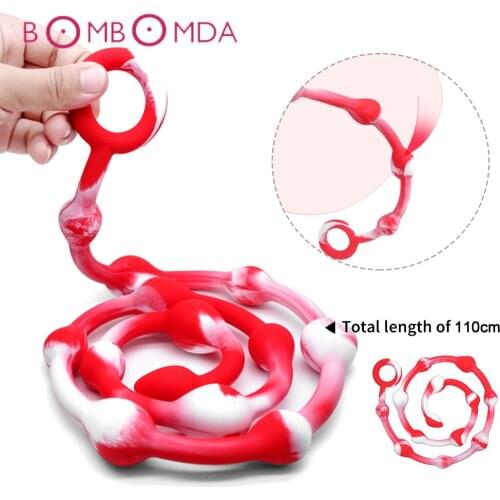 111cm Long Dildo Sex Toys For Woman Men Super Long Anal Plug Masturbation Anus Backyard Beads Prostata Massage Dildo Butt Plug