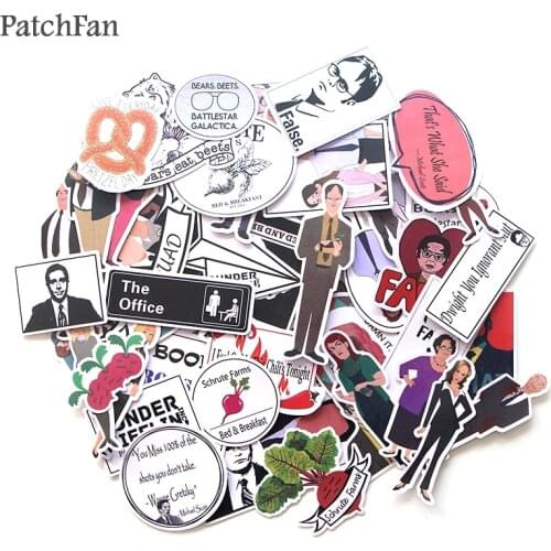 Patchfan 46pcs The office funny tv show Kids Toy Sticker for DIY scrapbooking album Laptop Phone notebook decal Sticker A1763
