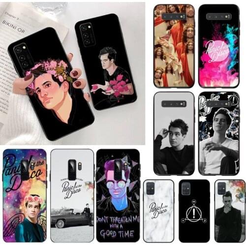 CUTEWANAN Brendon Urie Panic at the Disco Painted Phone Case for Samsung S20 plus Ultra S6 S7 edge S8 S9 plus S10 5G lite 2020
