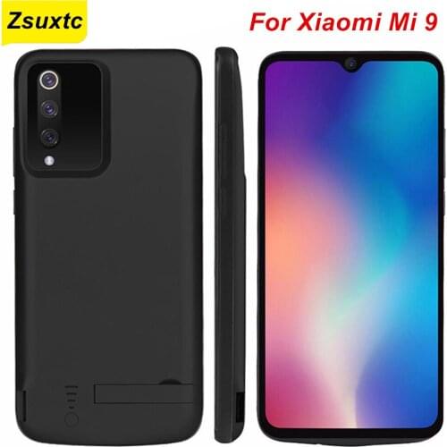 For Xiaomi Mi 9 Battery Case 5000 Mah Smart Backup Mi9 Charger Case Cover Pack Power Bank For Xiaomi Mi 9 Battery Case