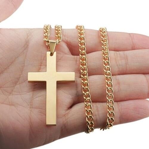 Personality Cross Pendant Necklace Women Jewelry 2021