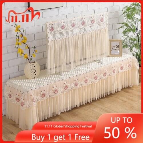 LCD TV Cover Lace Hanging Vertical TV Dust Cover Flat Curved Surface Customizable TV Cover monitor dust cover