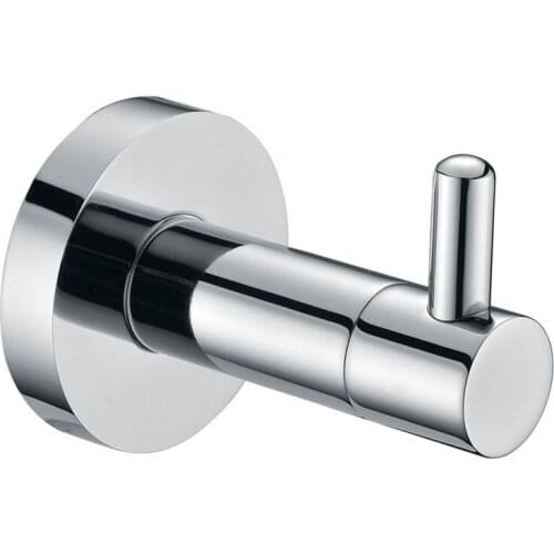 Single Robe Hook Clothes Hook Solid Brass Chrome Finish Bathroom Accessories