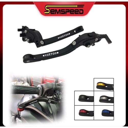 SEMSPEED Motorcycle Adjustable Folding Brake and Clutch Lever For Yamaha XSR900 XSR 900 ABS 2016 2017 2018 2019 2020 CNC Levers