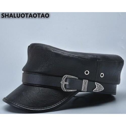 SHALUOTAOTAO Women's Leather Hats