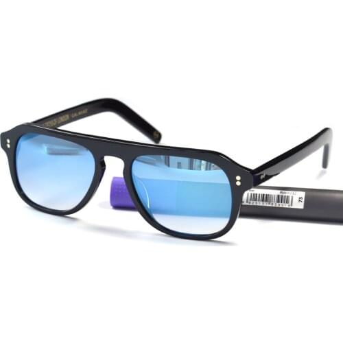 Kingsman sunglasses Fashion Pilot sunglasses men handmade acetate light mirror coating fade full rim