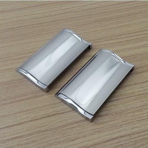 Modern Zinc Alloy Furniture Concealed Handle Hardware Knob Drawer Dresser Wardrobe Kitchen Cabinets Cupboard Pull Door Handles