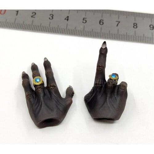 TBLeague 1/6th PL2020-170 B God Of Vengeance Horus Black Gloved Hand Paw Finger Model For Usual 12inch Doll Figures