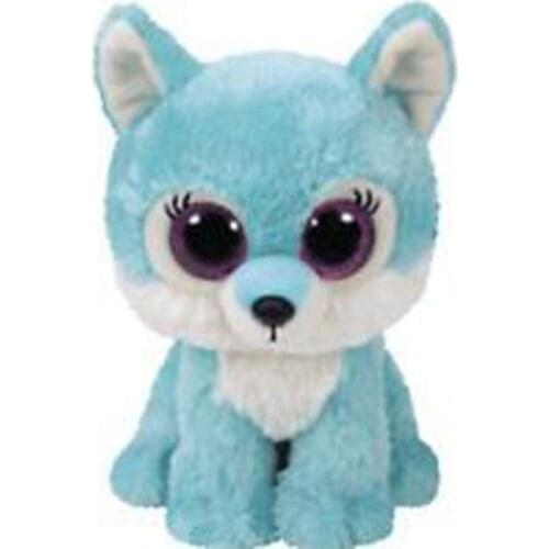 Ty Beanie Boos Big Eyes Stuffed Animal Plush Blue Red Purple Wolf Collection Toys Decor Doll Child Birthday Christmas Gifts 15CM