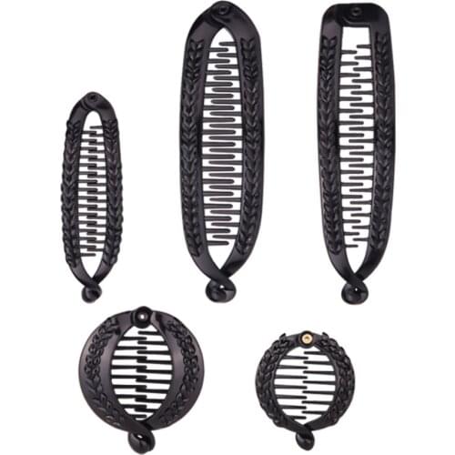 Black Banana DIY Hair Clip Clips Girls Hair Claws Fish Shape Barrettes Hairpins Hair Accessories Ponytail Holder Clamp